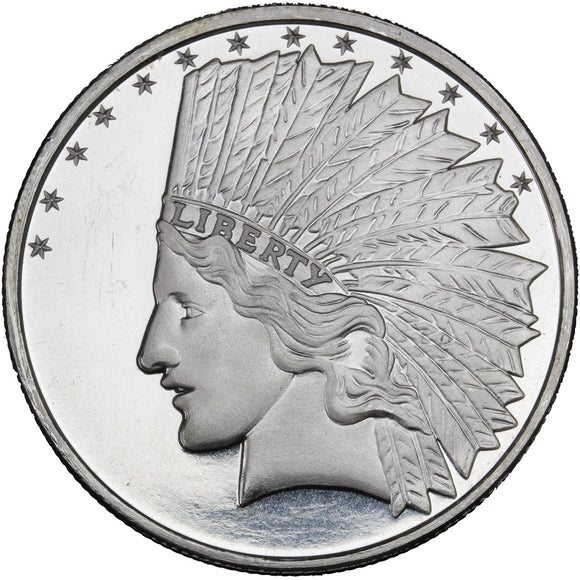 1 oz - Indian Head - Fine Silver