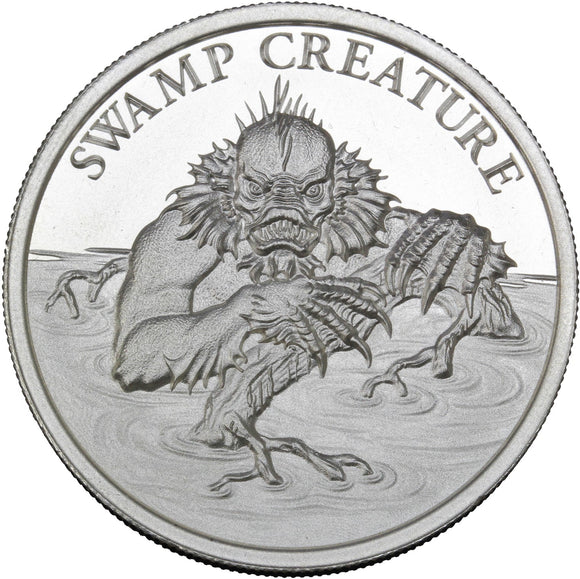 2 oz - Swamp Creature - Fine Silver Round