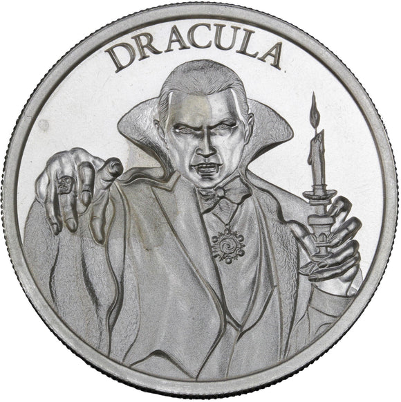 2 oz - Dracula - Fine Silver Round