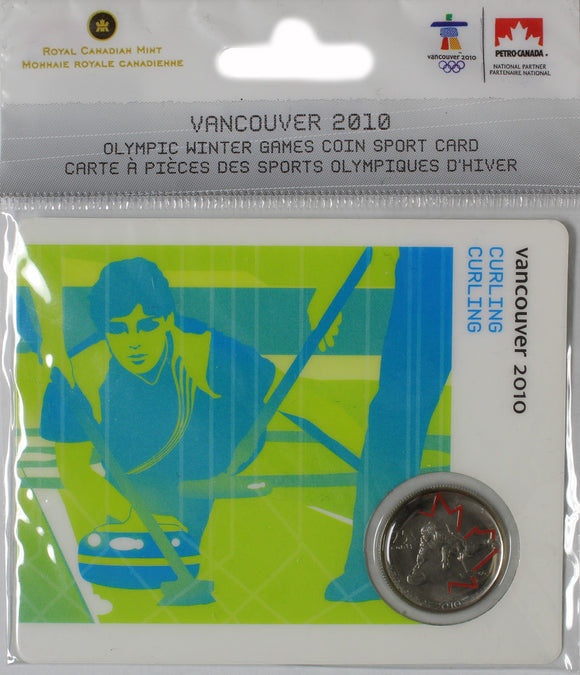 2007 - Canada - 25c - Curling, Painted