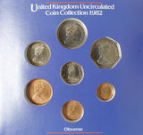 1982 - United Kingdom - UNC (7) Coin Set