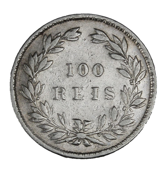 1859 - Portugal - 100 Reis - F15