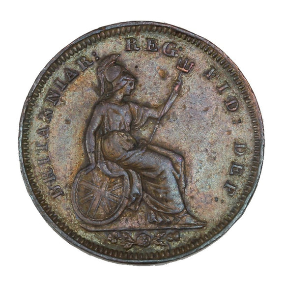 1844 - Great Britain - 1/3 Farthing - VF30