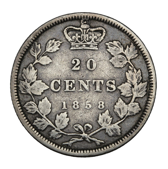 1858 - Newfoundland - 20c - F12