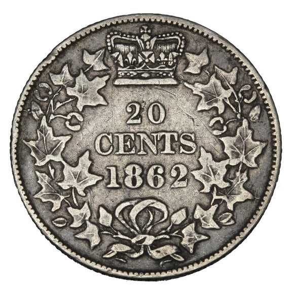 1862 - New Brunswick - 20c - VF20