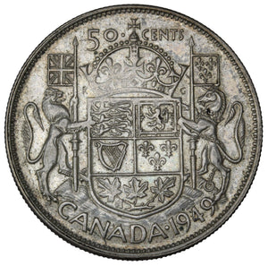 1949 - Canada - 50c - Hoof - VF20