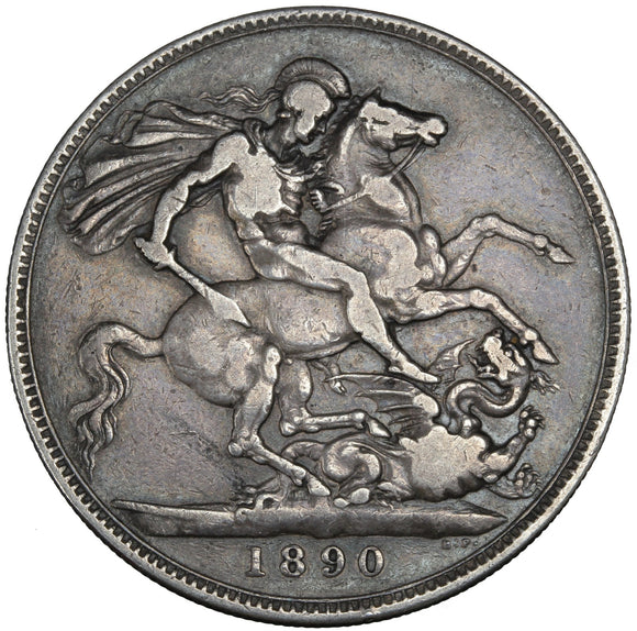 1890 - Great Britain - Crown - F12