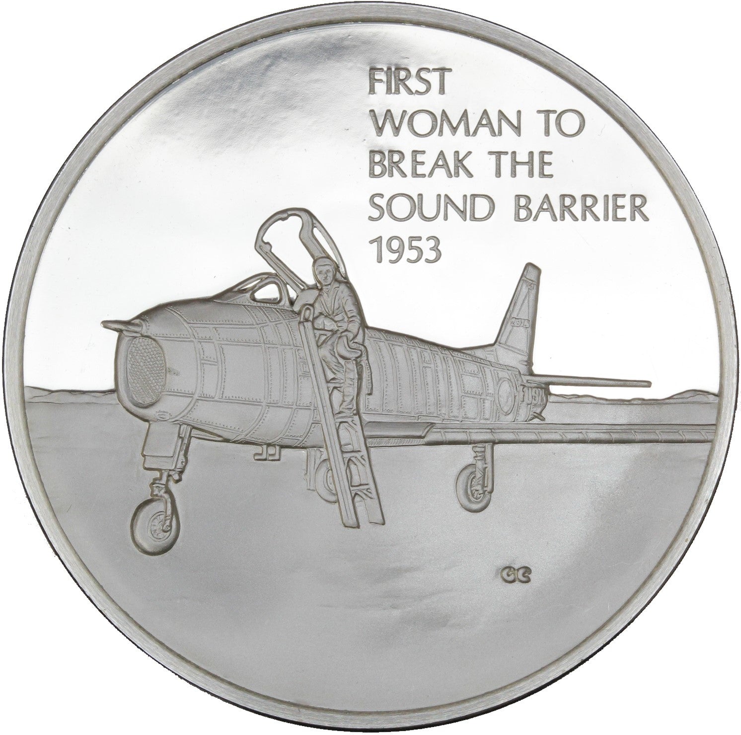 First Woman To Break The Sound Barrier 1953 - Ag925 – MK Coins