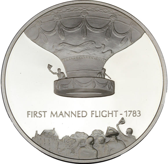 First Manned Flight 1783 - Ag925