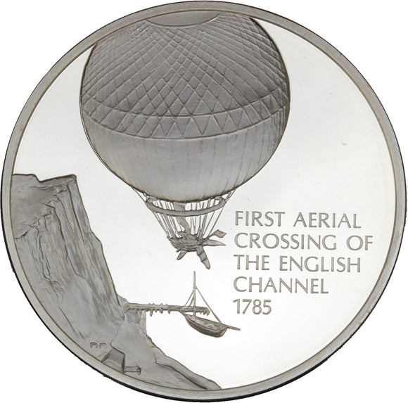 First Aerial Crossing Of The English Channel 1785 - Ag925