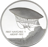 First Navigable Airship 1852 - Ag925