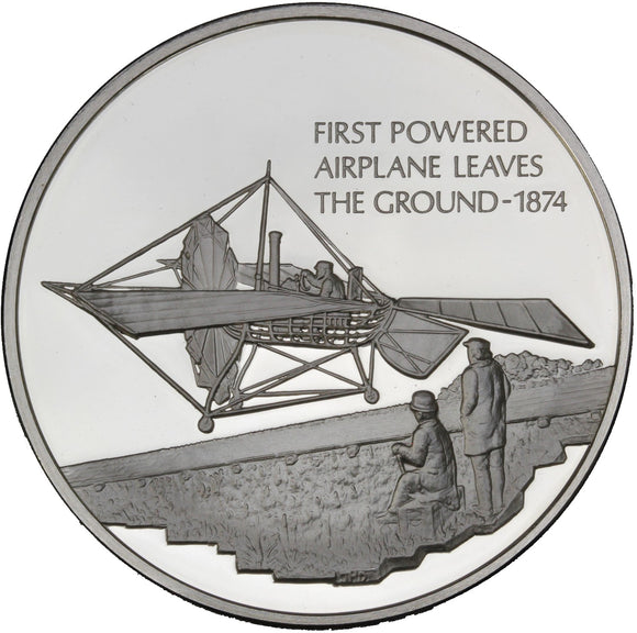 First Powered Airplane Leaves The Ground 1874 - Ag925