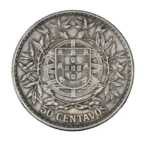 1913 - Portugal - 50 Centavos - EF40