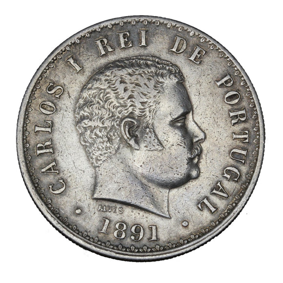 1891 - Portugal - 500 Reis - EF40