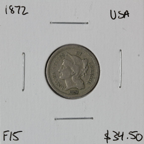 1872 - USA - 3c - F15