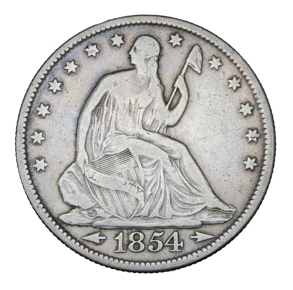 1854 - USA - 50c - Liberty Seated
