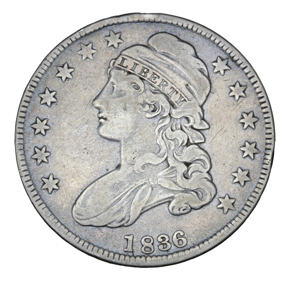 1836 - USA - 50c - Capped Bust