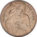 1 oz - Copper Round - Peace Comes From Within