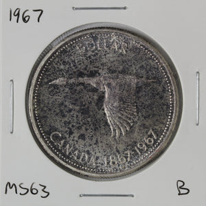 1967 - Canada - $1 - MS63