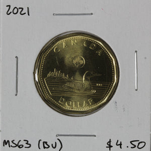 2021 - 1 Dollar - MS63