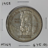 1958 - Canada - $1 - MS64