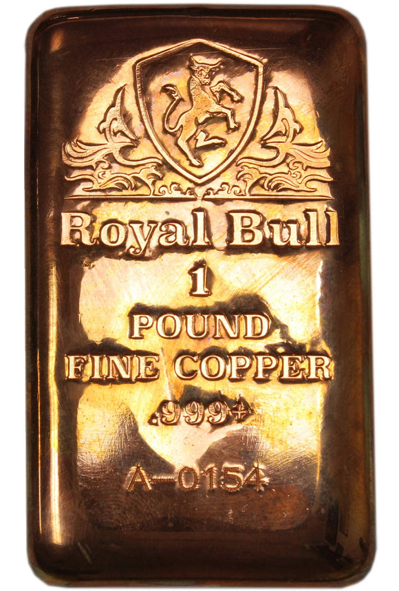 1 lb - Copper Bar - Royal Bull