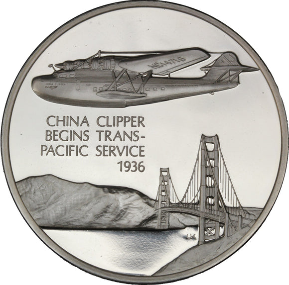 China Clipper Begins Trans-Pacific Service 1936 - Ag925