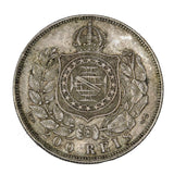 1867 - Brazil - 200 Reis - VF30