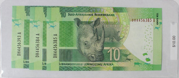 2005 - South Africa - 10 Rand - Set of 3
