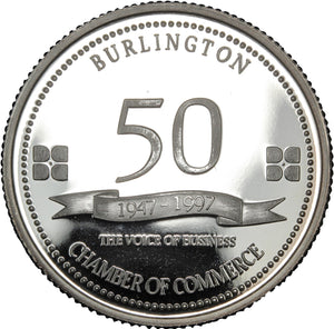 1997 - Burlington Chamber Of Commerce Token - Ag999 - PF