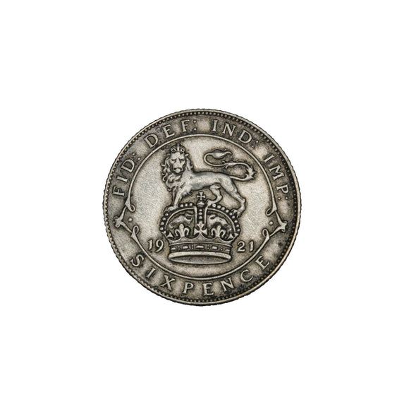 1921 - Great Britain - 6 Pence - VF20
