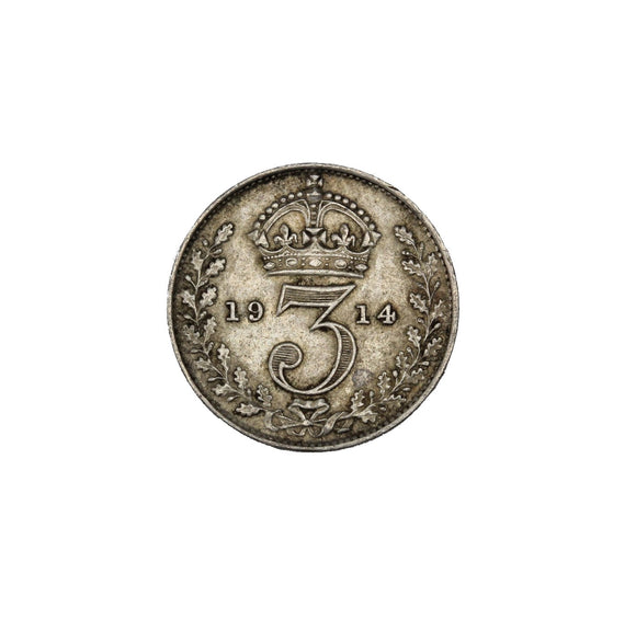 1914 - Great Britain - 3 Pence - EF40