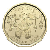 2023 - Canada - $1 - Moose with Ornaments - UNC