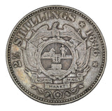1896 - South Africa - 2 1/2 Shillings - F12