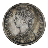 1887 C Incuse - India - 1 Rupee - EF40