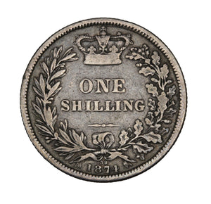 1874 - Great Britain - 1 Shilling - F12