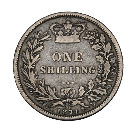 1874 - Great Britain - 1 Shilling - F12