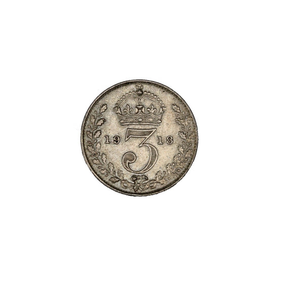 1918 - Great Britain - 3 Pence - VF20