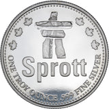 1 oz - Sprott - Fine Silver