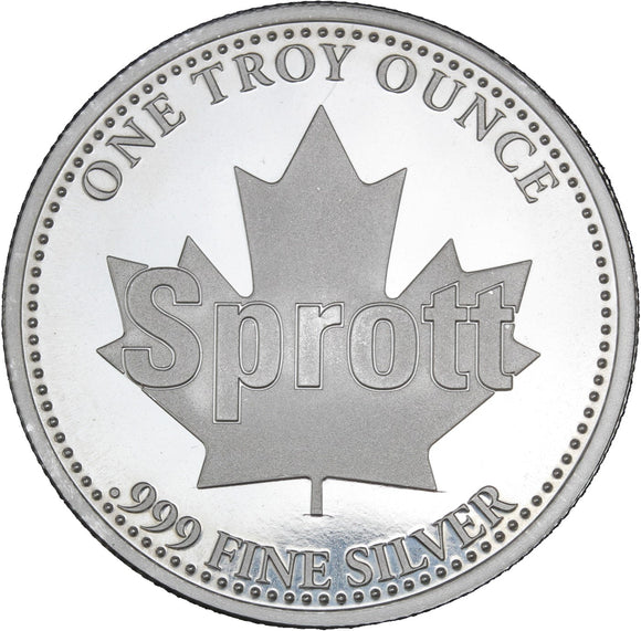 1 oz - Sprott - Fine Silver