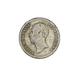 1849 - Netherlands - 10 Cents - Dot - G4