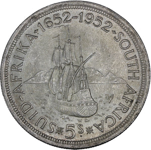 1952 - South Africa - 5 Shillings - UNC