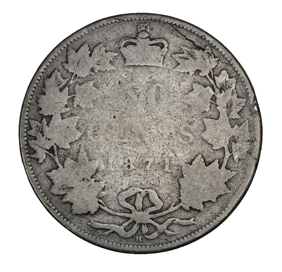 1871 H - Canada - 50c - G4
