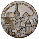 1974 - Jerusalem City Of Peace - 26th Independence Day Medal