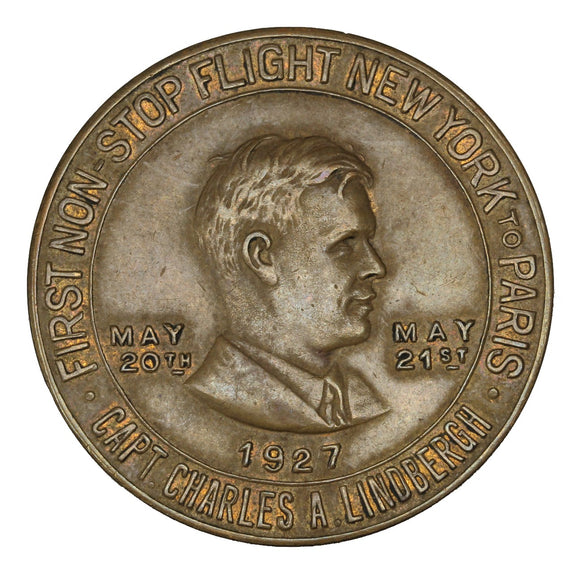 Lucky Lindbergh Coin Medallion