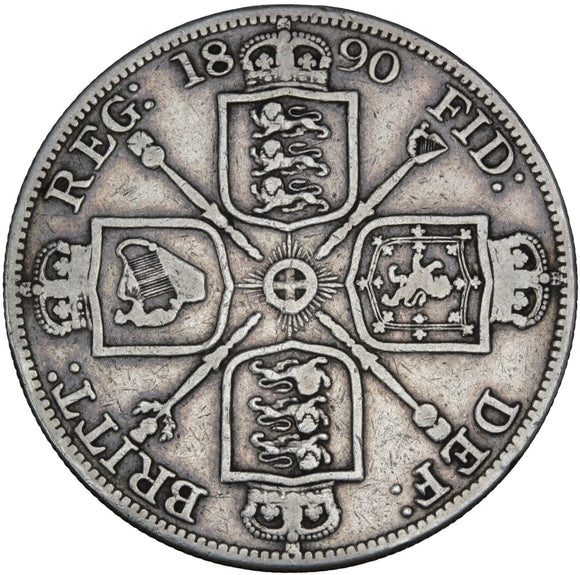 1890 - Great Britain - Double Florin - F12