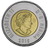 2016 - Canada - $2 - BU MS63