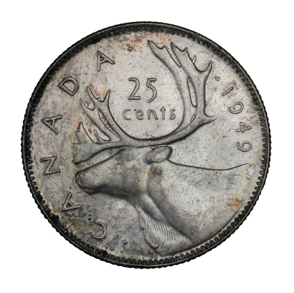 1949 - Canada - 25c - MS63 (BU)