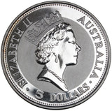 1 oz - 1991 - Kookaburra - Fine Silver