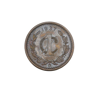 1937 Mo - Mexico - 1 Centavo - MS63